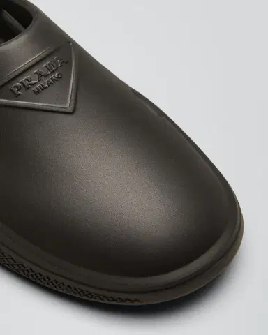 Prada Molded Rubber Comfort Mules | Thumbnail 3
