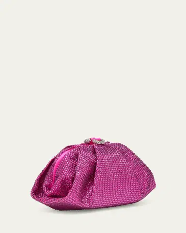 Judith Leiber Couture Gemma Pleated Crystal Clutch Bag | Thumbnail 3 Judith Leiber Couture Gemma Pleated Crystal Clutch Bag | Thumbnail 3