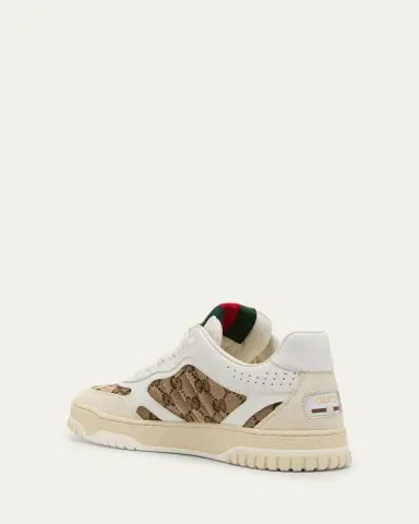 Gucci ReWeb GG Low-Top Leather Sneakers | Thumbnail 4