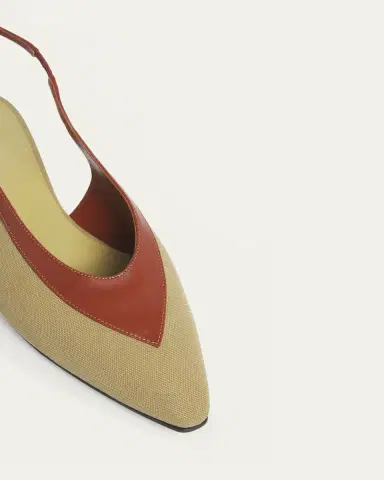 Loro Piana Rebecca Bicolor Slingback Ballerina Flats | Thumbnail 5