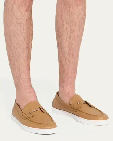 Christian Louboutin Men's Chambeliboat Leather Slip-On | Thumbnail 6