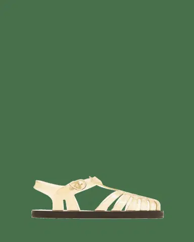 Ancient Greek Sandals Homeria Transparent Jelly Fisherman Sandals | Thumbnail 2