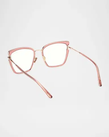 Tom Ford Acetate Butterfly Optical Glasses | Thumbnail 2 Tom Ford Acetate Butterfly Optical Glasses | Thumbnail 2