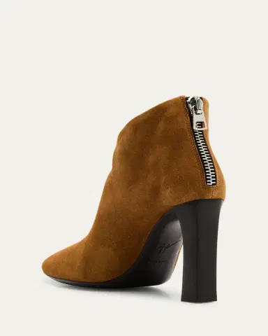 Giuseppe Zanotti Sensorial Suede Leather Ankle Booties | Thumbnail 4