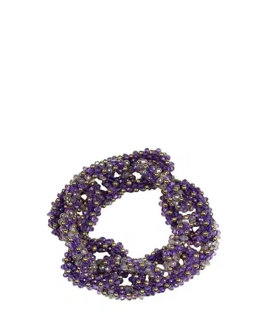 Meredith Frederick 14K Amethyst and Labradorite Elsa Link Bracelet | Thumbnail 1