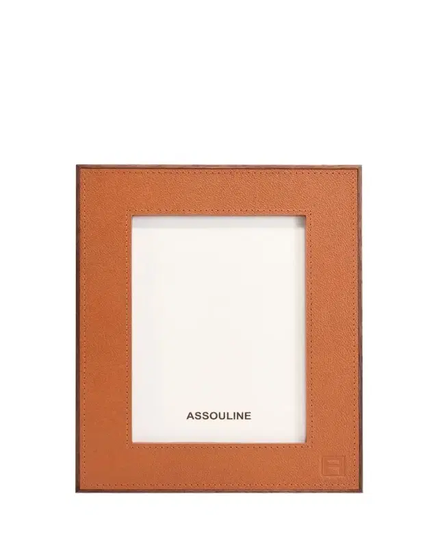 Assouline Heritage Leather Picture Frame, 5" x 7"