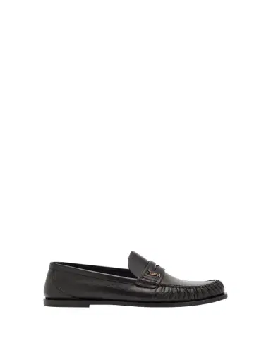 Saint Laurent Leather YSL Classic Penny Loafers | Thumbnail 1