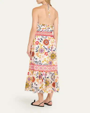Ramy Brook Delia Halter Midi Dress | Thumbnail 3 Ramy Brook Delia Halter Midi Dress | Thumbnail 3