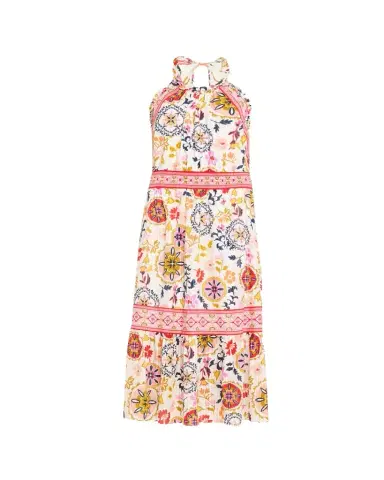 Ramy Brook Delia Halter Midi Dress | Thumbnail 1 Ramy Brook Delia Halter Midi Dress | Thumbnail 1