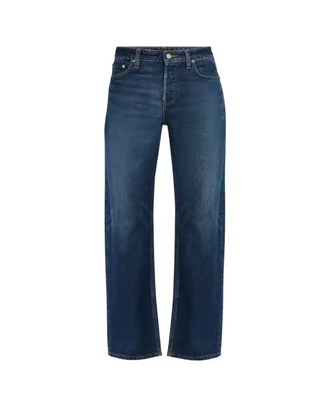 Alida Mid-Rise Loose Bowed Jeans