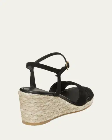 Stuart Weitzman Dayna Suede Crisscross Wedge Espadrilles | Thumbnail 3 Stuart Weitzman Dayna Suede Crisscross Wedge Espadrilles | Thumbnail 3