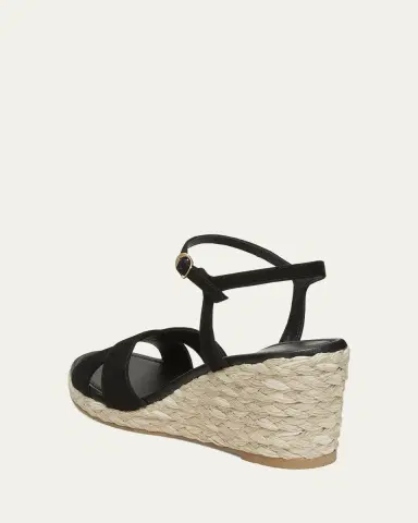 Stuart Weitzman Dayna Suede Crisscross Wedge Espadrilles | Thumbnail 4 Stuart Weitzman Dayna Suede Crisscross Wedge Espadrilles | Thumbnail 4