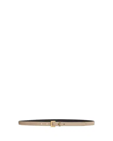 Saint Laurent YSL Monogram Leather Belt | Thumbnail 1