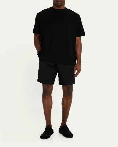 Prada Men's Collapse Nylon and Suede Low-Top Sneakers | Thumbnail 6