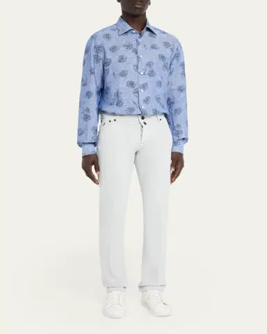 Kiton Men's Plus One Slim Stretch Five-Pocket Pants | Thumbnail 2 Kiton Men's Plus One Slim Stretch Five-Pocket Pants | Thumbnail 2