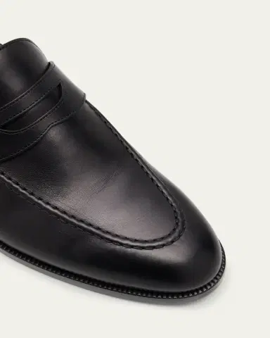 Loro Piana Sergio Leather Penny Loafers | Thumbnail 5 Loro Piana Sergio Leather Penny Loafers | Thumbnail 5