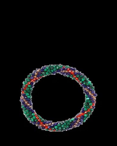 Meredith Frederick 14K Malachite and Lapis Pinar Bracelet | Thumbnail 2