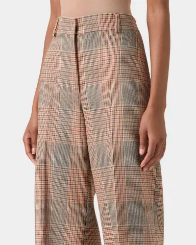 Akris punto Chiaro Glen Check Heavy Wool Twill Pants | Thumbnail 5 Akris punto Chiaro Glen Check Heavy Wool Twill Pants | Thumbnail 5