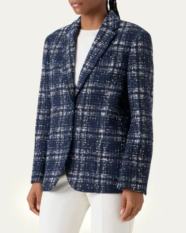 Akris Wool-Viscose Tweed Kora Jacket | Thumbnail 4