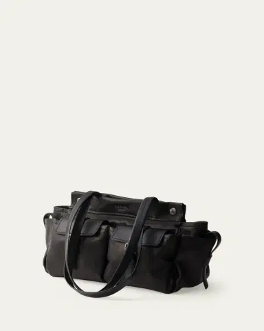 Prada Route Leather Tote Bag | Thumbnail 3