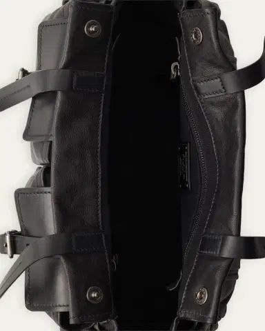 Prada Route Leather Tote Bag | Thumbnail 4