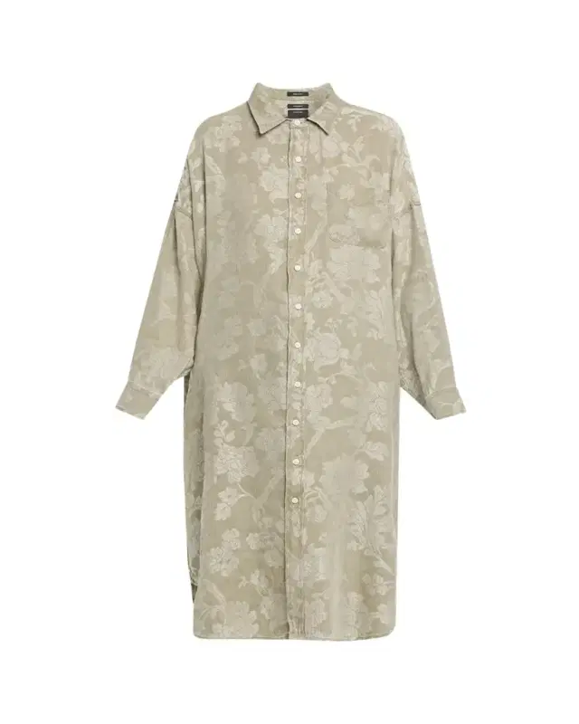 R13 Jumbo Linen-Blend Shirtdress