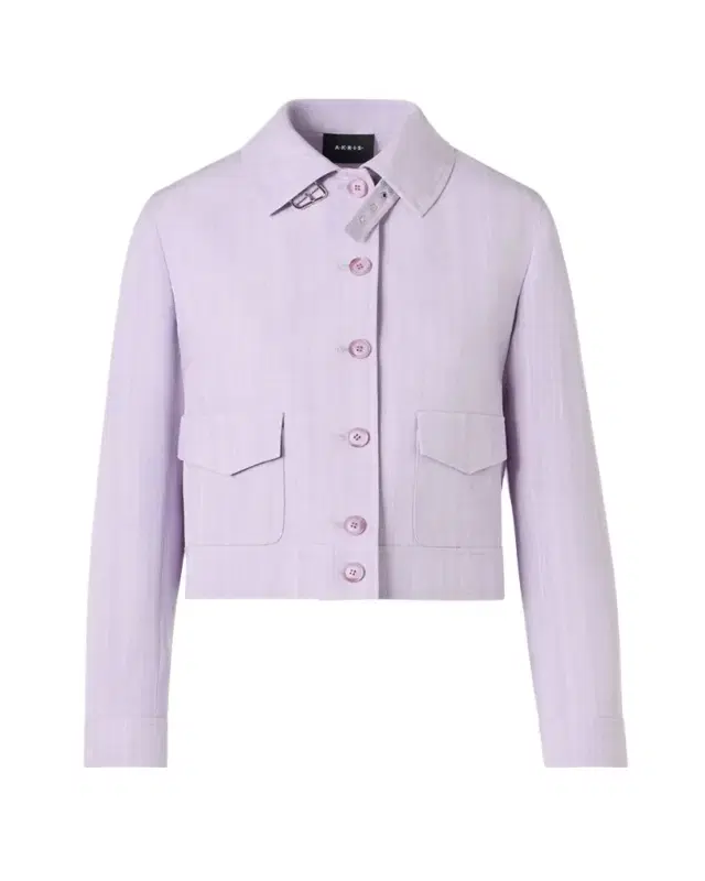Akris Melange Twill Peer Short Jacket