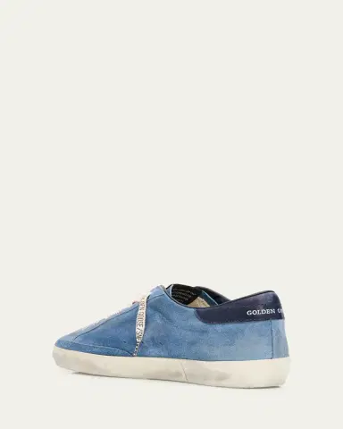 Golden Goose Men's Super-Star Suede Low-Top Sneakers | Thumbnail 2 Golden Goose Men's Super-Star Suede Low-Top Sneakers | Thumbnail 2