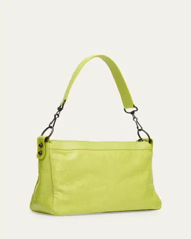 Balenciaga Men's Le City Moto Leather Shoulder Bag | Thumbnail 6 Balenciaga Men's Le City Moto Leather Shoulder Bag | Thumbnail 6