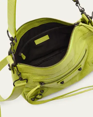 Balenciaga Men's Le City Moto Leather Shoulder Bag | Thumbnail 7 Balenciaga Men's Le City Moto Leather Shoulder Bag | Thumbnail 7