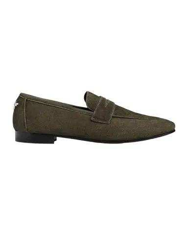 Bougeotte Flaneur Suede Penny Loafers | Thumbnail 1 Bougeotte Flaneur Suede Penny Loafers | Thumbnail 1