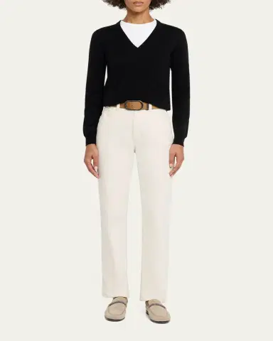 Brunello Cucinelli V-Neck Cashmere Sweater | Thumbnail 2