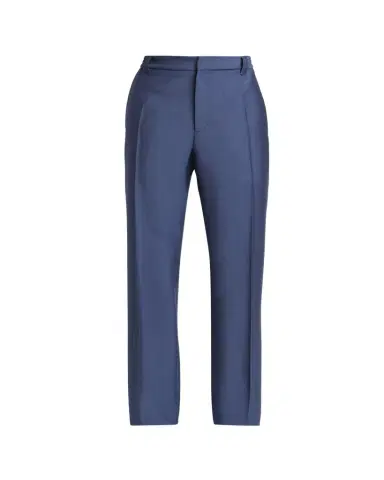 Versace Men's Wool Pleated Trousers | Thumbnail 1