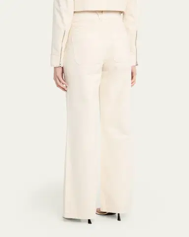 Veronica Beard Taylor High-Rise Wide-Leg Jeans | Thumbnail 3 Veronica Beard Taylor High-Rise Wide-Leg Jeans | Thumbnail 3