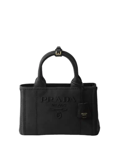 Prada Jardiniere Small Cotton Canvas Top-Handle Bag | Thumbnail 1 Prada Jardiniere Small Cotton Canvas Top-Handle Bag | Thumbnail 1
