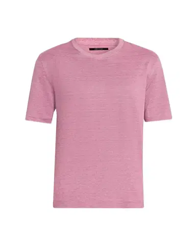 Zegna Men's Linen Crewneck T-Shirt | Thumbnail 1