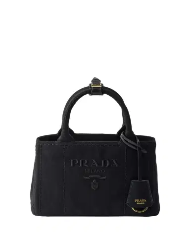 Prada Jardiniere Mini Cotton Canvas Top-Handle Bag | Thumbnail 1 Prada Jardiniere Mini Cotton Canvas Top-Handle Bag | Thumbnail 1