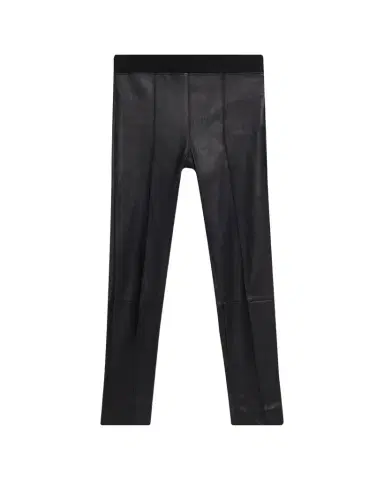 Brunello Cucinelli Leather Ankle Pants | Thumbnail 1