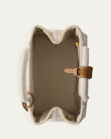 Prada Jardiniere Small Cotton Canvas Top-Handle Bag | Thumbnail 2 Prada Jardiniere Small Cotton Canvas Top-Handle Bag | Thumbnail 2