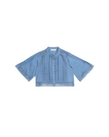 Sea Pippa Embroidered Short-Sleeve Blouse | Thumbnail 1 Sea Pippa Embroidered Short-Sleeve Blouse | Thumbnail 1