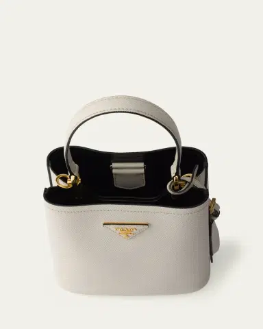 Prada Panier Saffiano Leather Top-Handle Bag | Thumbnail 4