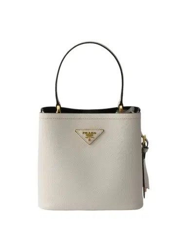 Prada Panier Saffiano Leather Top-Handle Bag | Thumbnail 1