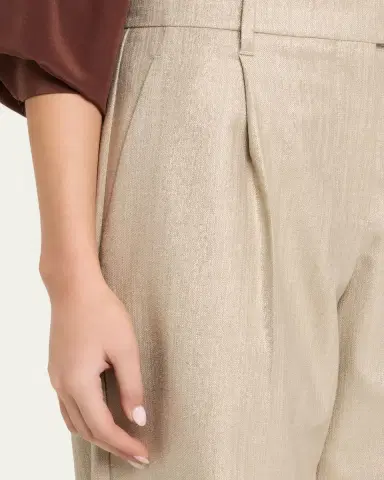 Brunello Cucinelli Loose Pleated Trousers | Thumbnail 5