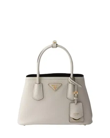 Prada Double Saffiano Leather Top-Handle Bag | Thumbnail 1