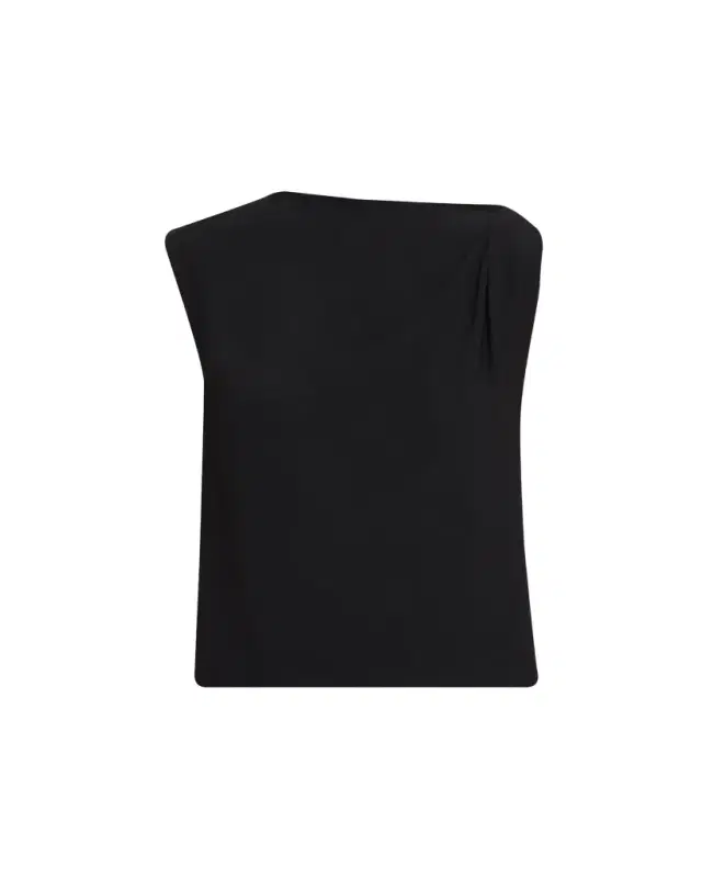 Vince Draped Shoulder Top
