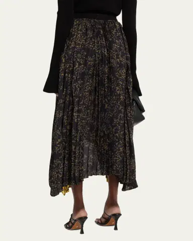 Proenza Schouler Paulina Pleated Georgette Skirt | Thumbnail 3 Proenza Schouler Paulina Pleated Georgette Skirt | Thumbnail 3