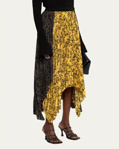 Proenza Schouler Paulina Pleated Georgette Skirt | Thumbnail 4 Proenza Schouler Paulina Pleated Georgette Skirt | Thumbnail 4