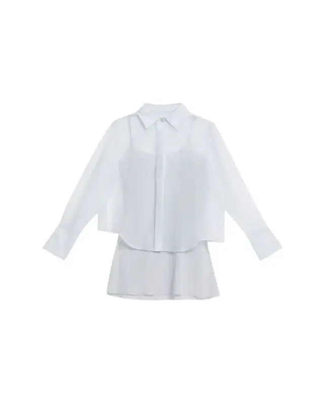 SIMKHAI Loen Long-Sleeve Organza Shirt