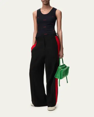 Loewe All-Over Logo Embroidered Rib Tank Top | Thumbnail 2 Loewe All-Over Logo Embroidered Rib Tank Top | Thumbnail 2