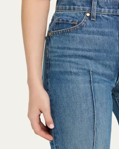 Ulla Johnson Genevieve Cuffed Wide-Leg Jeans | Thumbnail 5
